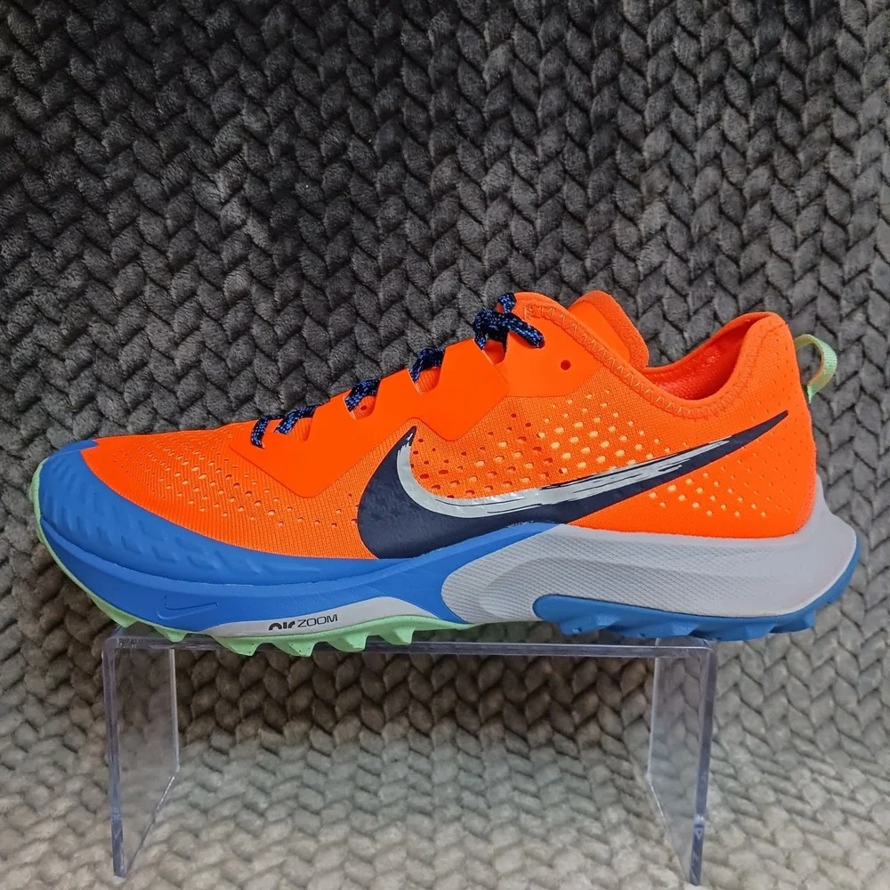 Nike Air Zoom Terra Kiger 7 Total Orange Men's Trail Running Shoes Size 11